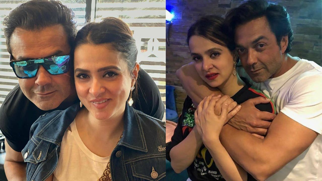 રણબીર કપૂર, બોબી દેઓલ અભિનીત ફિલ્મ 'એનિમલ' સિનેમાઘરોમાં રીલિઝ થઈ ગઈ છે. અને અનેક રેકોર્ડ પણ તોડી રહી છે સારી કમાણી પણ કરી રહી છે. ફિલ્મના વિલન એટલે કે બૉબી દેઓલની પત્નીએ પ્રમોશન દરમિયાન બધાને દિવાના બનાવી દીધા હતા કારણ કે, તેની સુંદરતા સૌ કોઈનું મન મોહી લે તેવું છે.  