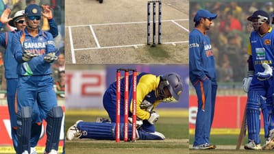 ખતરનાક પિચના કારણે મેચ રદ્દ, ધોનીને વિકેટ પાછળ બોલ પકડવામાં પડી મુશ્કેલી