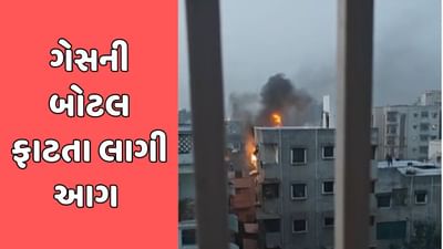 અમદાવાદ વીડિયો : અમદાવાદના ખોખરા વિસ્તારના એક એપાર્ટમેન્ટમાં લાગી આગ, ફાયર વિભાગની 3 ગાડી ઘટના સ્થળે