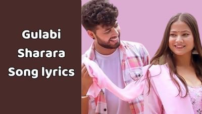 સોશિયલ મીડિયા પર વાયરલ થયેલું ફેમસ સોંગ 'ગુલાબી શરારા' ના લિરિક્સ ગુજરાતીમાં વાંચો, જુઓ વીડિયો