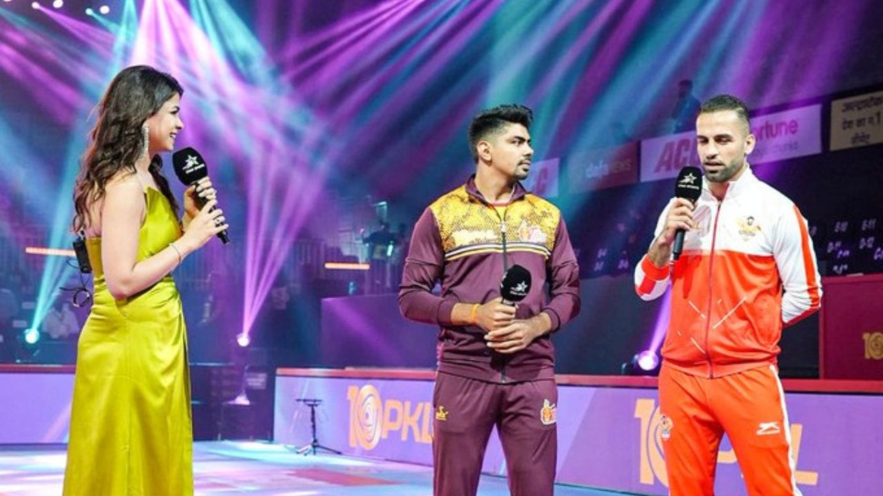 PKLના ઈતિહાસમાં ગુજરાત જાયન્ટ્સ અને તેલુગુ ટાઇટન્સ 8 વખત સામસામે આવી ચુક્યા છે.ગુજરાત જાયન્ટ્સે 7 વખત જીત મેળવીને રેકોર્ડ બનાવ્યો છે. જ્યારે તેલુગુ ટાઇટન્સ એક સમયે જીતવામાં સફળ રહી છે. (PC - Pro Kabaddi )