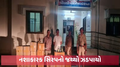 બનાસકાંઠાઃ ડીસાના ભીલડીમાંથી 1090 બોટલ નશાકારક સિરપનો જથ્થો ઝડપાયો, 2 સામે કાર્યવાહી