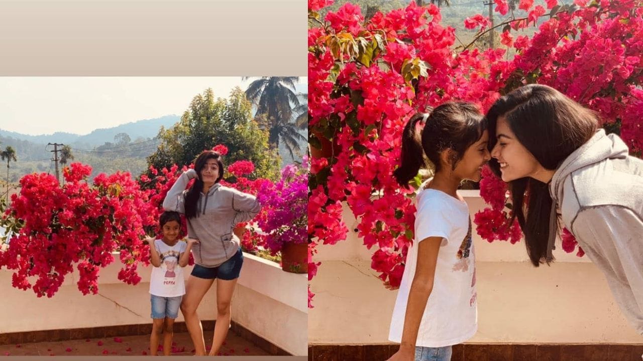 રશ્મિકાની બહેન શિમોન હાલમાં 9 વર્ષની છે. બંને વચ્ચે ઉંમરનું લાંબું અંતર છે.સિમોન પોતાની બહેનની જેમ સોશિયલ મીડિયા પર ખૂબ જ એક્ટિવ છે.   બંને વચ્ચે શાનદાર બોન્ડ અને પ્રેમ જોવા મળતો હોય છે.