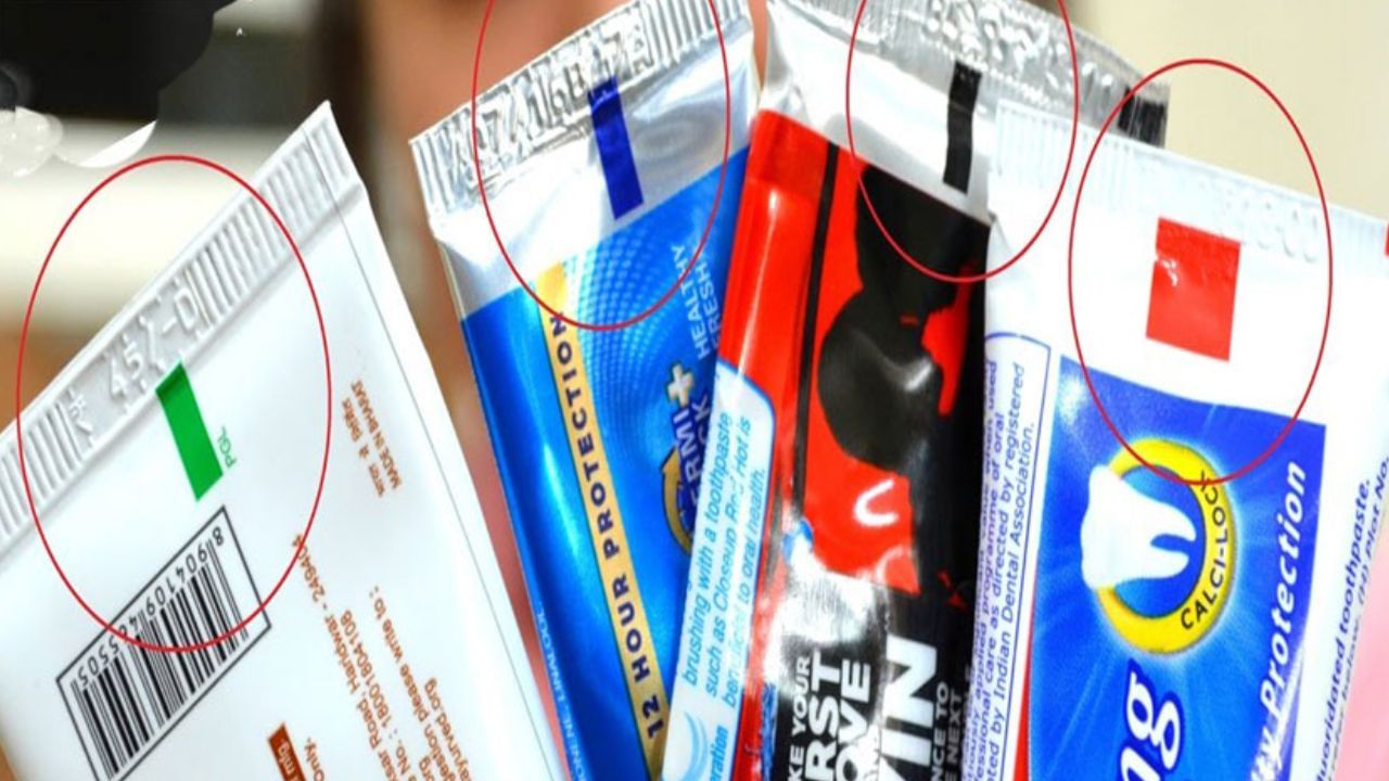 તમે ઘણી જગ્યાએ વાંચ્યું હશે કે ટૂથપેસ્ટ પરની કાળી પટ્ટી સૂચવે છે કે, ટૂથપેસ્ટ માત્ર કેમિકલથી બની છે, તો વાદળી પટ્ટી સૂચવે છે કે ટૂથપેસ્ટ પ્રાકૃતિક અને ઔષધિથી બની છે, તો લાલ પટ્ટી સૂચવે છે કે ટૂથપેસ્ટ પ્રાકૃતિક અને રાસાયણિકથી બની છે અને લીલી પટ્ટી સૂચવે છે કે આ ટૂથપેસ્ટ સંપૂર્ણપણે પ્રાકૃતિક રીતે બની છે. જો કે, આ સંપૂર્ણપણે ખોટી માહિતી છે.