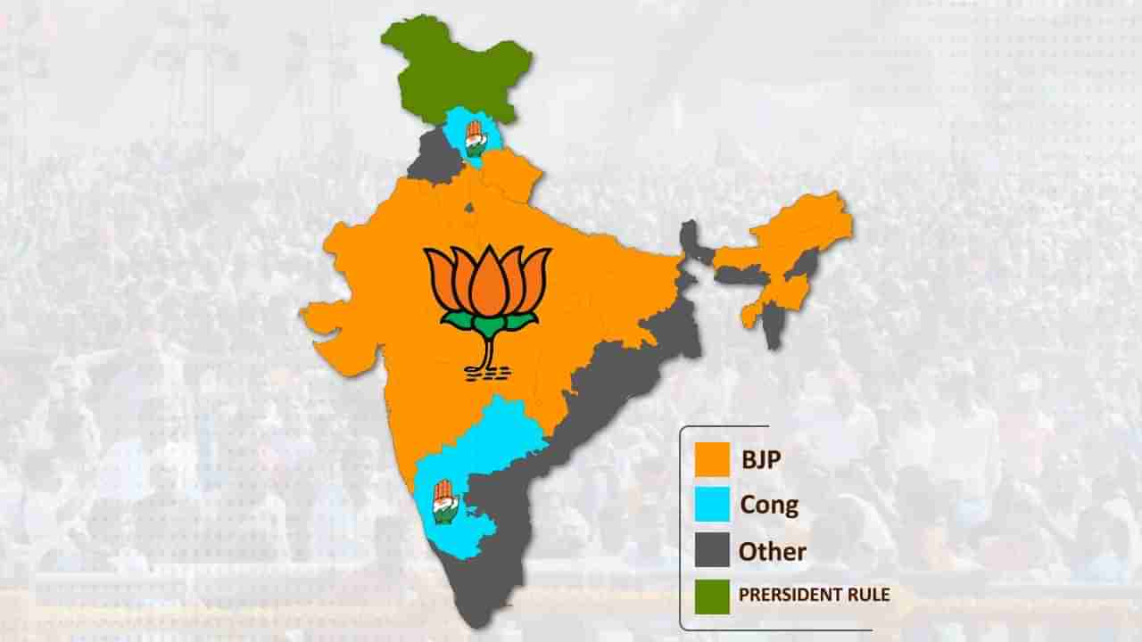 દેશના નક્શામાંથી ગાયબ થઈ રહી છે કોંગ્રેસ ? ગ્રાફના આધારે સમજો ઉદયથી અસ્તની સ્ટોરી