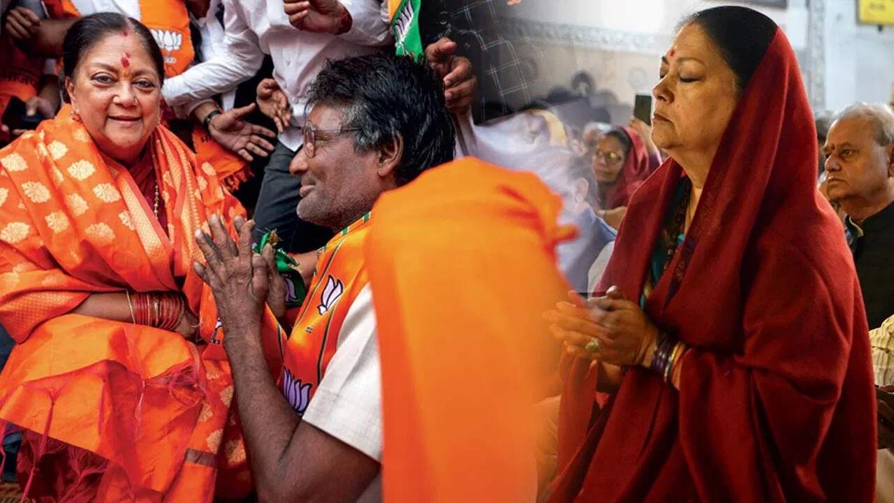 હવે તારો જ સહારો, પરિણામ પહેલા વસુંધરા રાજેએ ભગવાનના ચરણોમાં નમાવ્યું શીશ, બળવાખોરો સાથે કરી મુલાકાત