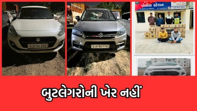 31st ડિસેમ્બર નજીક આવતા જ બુટલેગરો થયા સક્રિય, ગાંધીનગર પોલીસે કારમાંથી ઝડપ્યો લાખોની કિંમતનો દારૂ