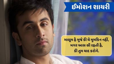 ઈમોશન શાયરી : તેરી મોહબ્બત મેં એક બાત સીખી હૈ, તેરે સાથ કે બિના યે દુનિયા ફીકી હૈ..વાંચો શાયરી