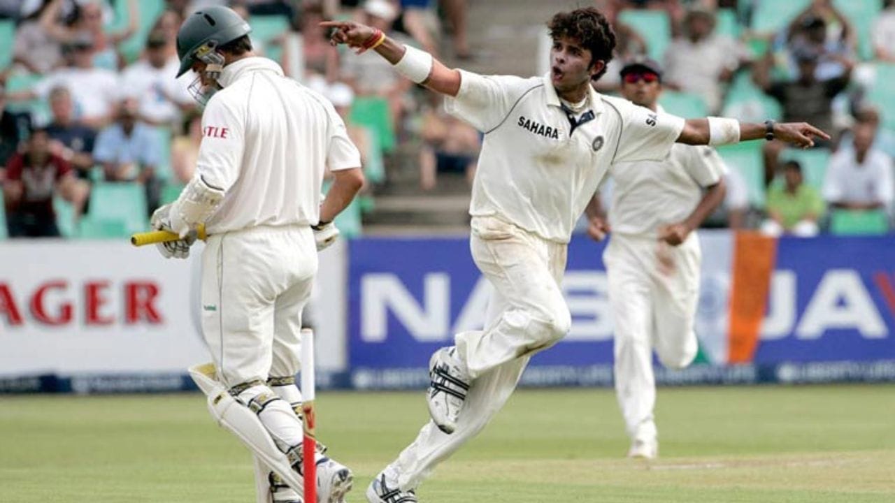 વર્ષ 2006માં ભારતીય ટીમ દક્ષિણ આફ્રિકાના પ્રવાસે ગઈ હતી. ત્યારબાદ શ્રીસંતે ટેસ્ટ મેચમાં ફાસ્ટ બોલર આન્દ્રે નેલના બોલ પર શાનદાર શોટ રમ્યો હતો. બોલ 6 રનમાં બાઉન્ડ્રી લાઈન ઓળંગી ગયો હતો. આ પછી શ્રીસંતે પીચ પર જ બેટ સ્વિંગ કરીને ડાન્સ કરવાનું શરૂ કર્યું. સિક્સર ફટકાર્યા બાદ તે આન્દ્રે નેલ તરફ જોતો જોવા મળ્યો હતો.