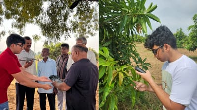અમદાવાદના વિદ્યાર્થીએ ખેડૂતો માટે એક આવિષ્કાર કર્યું છે. આ પદ્ધતિમાં પાકની વૃદ્ધિ પર દેખરેખ રાખવા માટે ડ્રોન અને આર્ટિફિશિયલ ઇન્ટેલિજન્સનો ઉપયોગ કરવામાં આવે છે. આ તકનિક દ્વારા ઉપજ અને ગુણવત્તા, અને સમયસર અને સચોટ માહિતી મળી રહે છે.