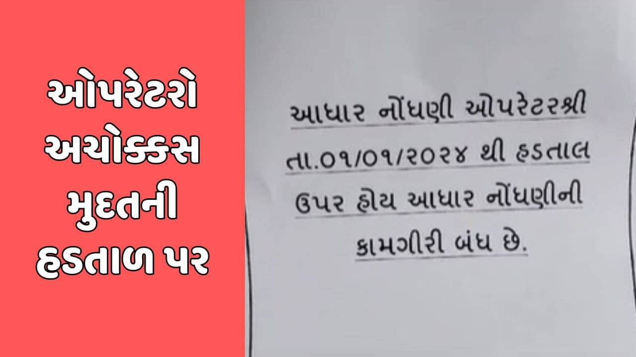 અમરેલી : મામલતદાર કચેરીમાં આધારકાર્ડની કામગીરી બંધ ! પગાર ન મળતા ઓપરેટરોએ કરી અચોક્કસ મુદતની હડતાળ