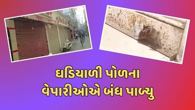 વડોદરા : ઘડિયાળી પોળના વેપારીઓએ બંધ પાળીને નોંધાવ્યો વિરોધ, જુઓ વીડિયો વડોદરા : ઘડિયાળી પોળના વેપારીઓએ બંધ પાળીને નોંધાવ્યો વિરોધ, જુઓ વીડિયો