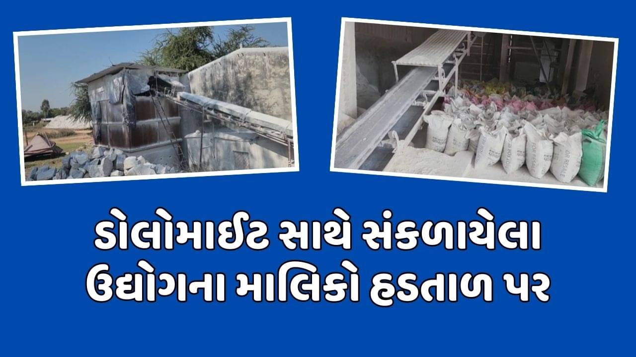 છોટાઉદેપુર : ડોલોમાઈટ સાથે સંકળાયેલા ઉદ્યોગોના માલિકો અચોક્કસ મુદ્દતની હડતાળ પર ઉતર્યા, જુઓ વીડિયો