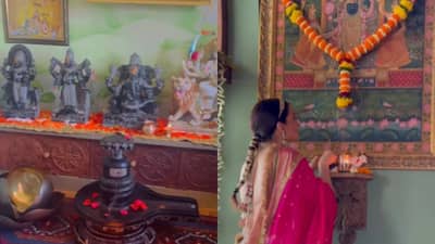 કંગનાએ પોતાના ઘરમાં કરી શિવલિંગની સ્થાપના, એક્ટ્રેસનું મંદિર જોઈને થઈ જશો મંત્રમુગ્ધ, જુઓ વીડિયો