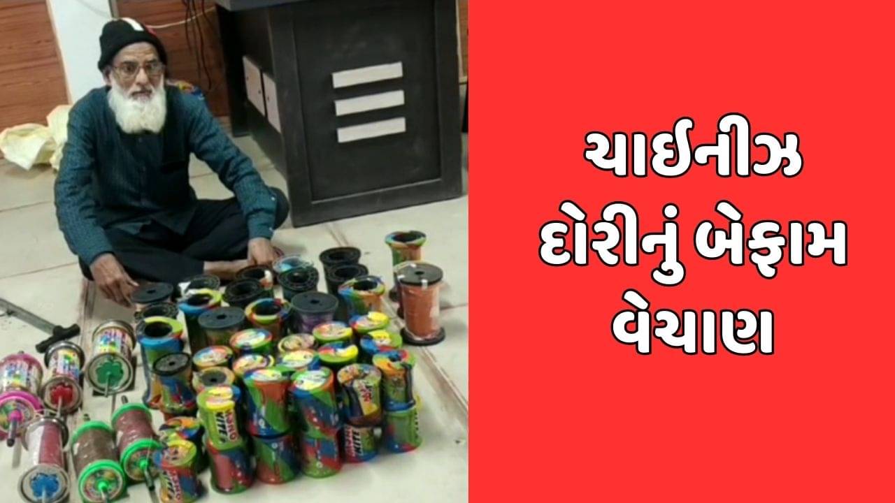 મહીસાગર: ચાઇનીઝ દોરીનો વેપાર કરતા 2 શખ્સ ઝડપાયા, 16 હજારથી વધુની કિંમતની ચાઇનીઝ દોરી જપ્ત