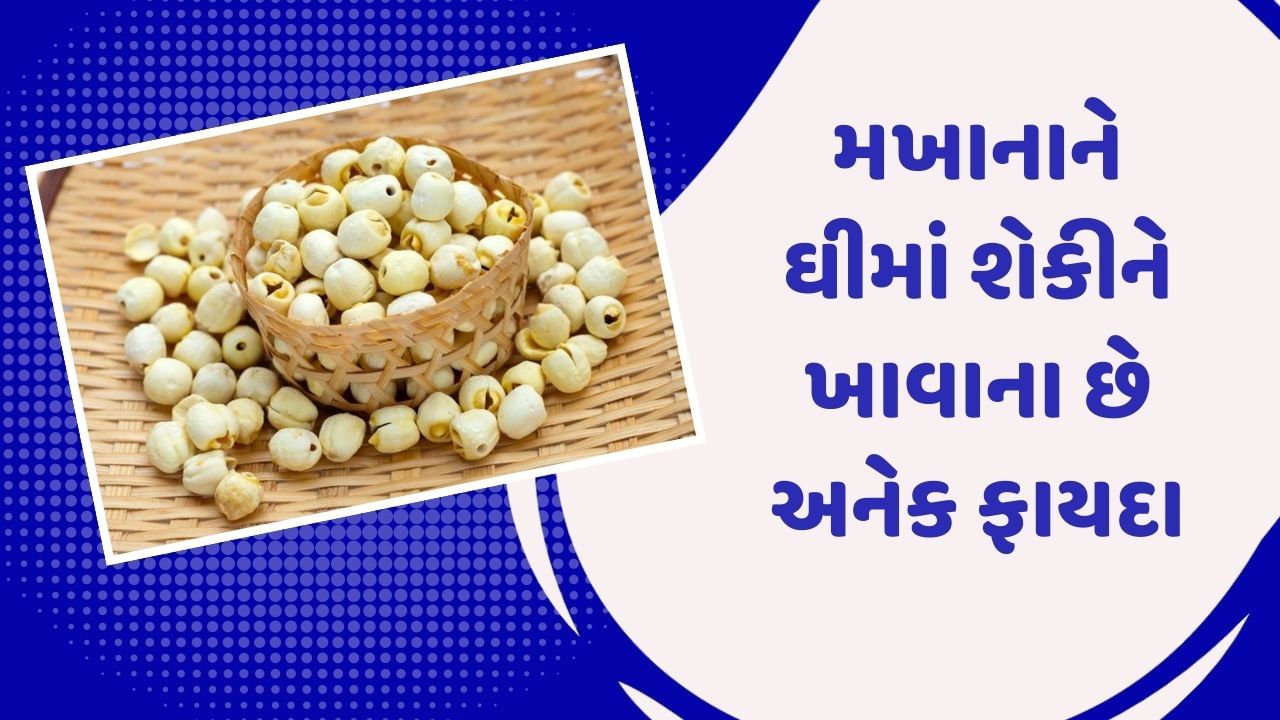 મખાનાને ઘીમાં તળીને જ કેમ ખાવા જોઈએ? જાણો તેના ફાયદા Gujarati News Know its makhana roasted