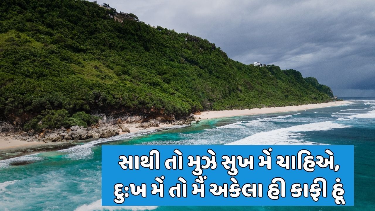 સાથી તો મુઝે સુખ મેં ચાહિએ, દુ:ખ મેં તો મૈં અકેલા હી કાફી હૂં  (pic-canva)