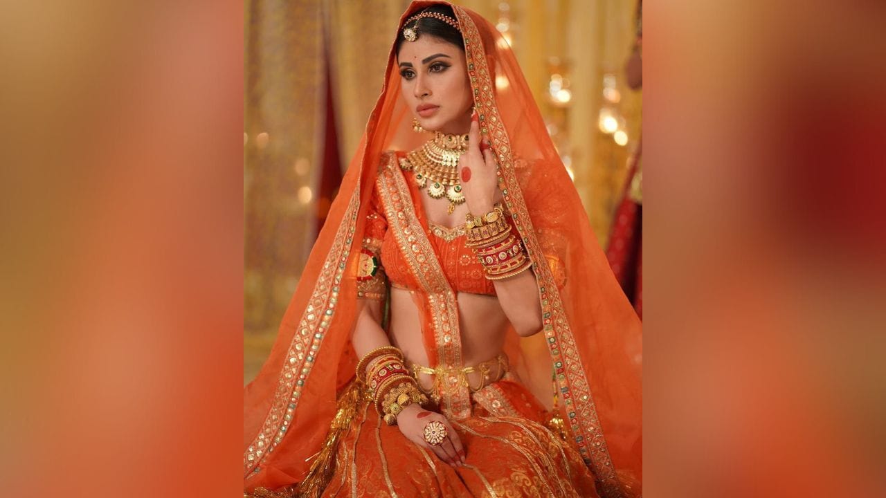 આ તસવીરો શેર કરતી વખતે મૌની રોયે કેપ્શન લખ્યું છે કે એક ડાન્સ ડ્રામાનાં પેજ. (Image: Instagram)