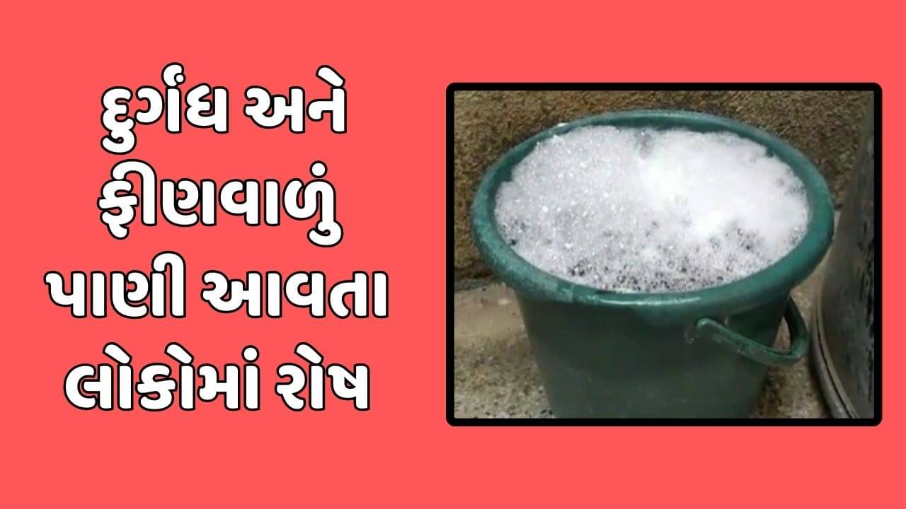 રાજકોટ વીડિયો : ધોરાજી નગરપાલિકાની બેદરકારી આવી સામે, દુર્ગંધ અને ફીણવાળા પાણીનું વિતરણ કરાતા લોકોમાં રોષ