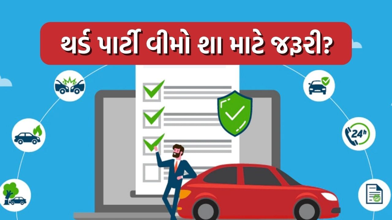 તમારી કાર માટે થર્ડ પાર્ટી વીમો શા માટે જરૂરી છે અને તે કેવી રીતે ખરીદવો? જાણો સમગ્ર વિગત