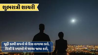 શુભરાત્રી શાયરી : મેરી એક ચાહત હૈ કી એક ચાહને વાલા એસા હો, જો ચાહને મેં બિલકુલ મેરે જૈસા હો.