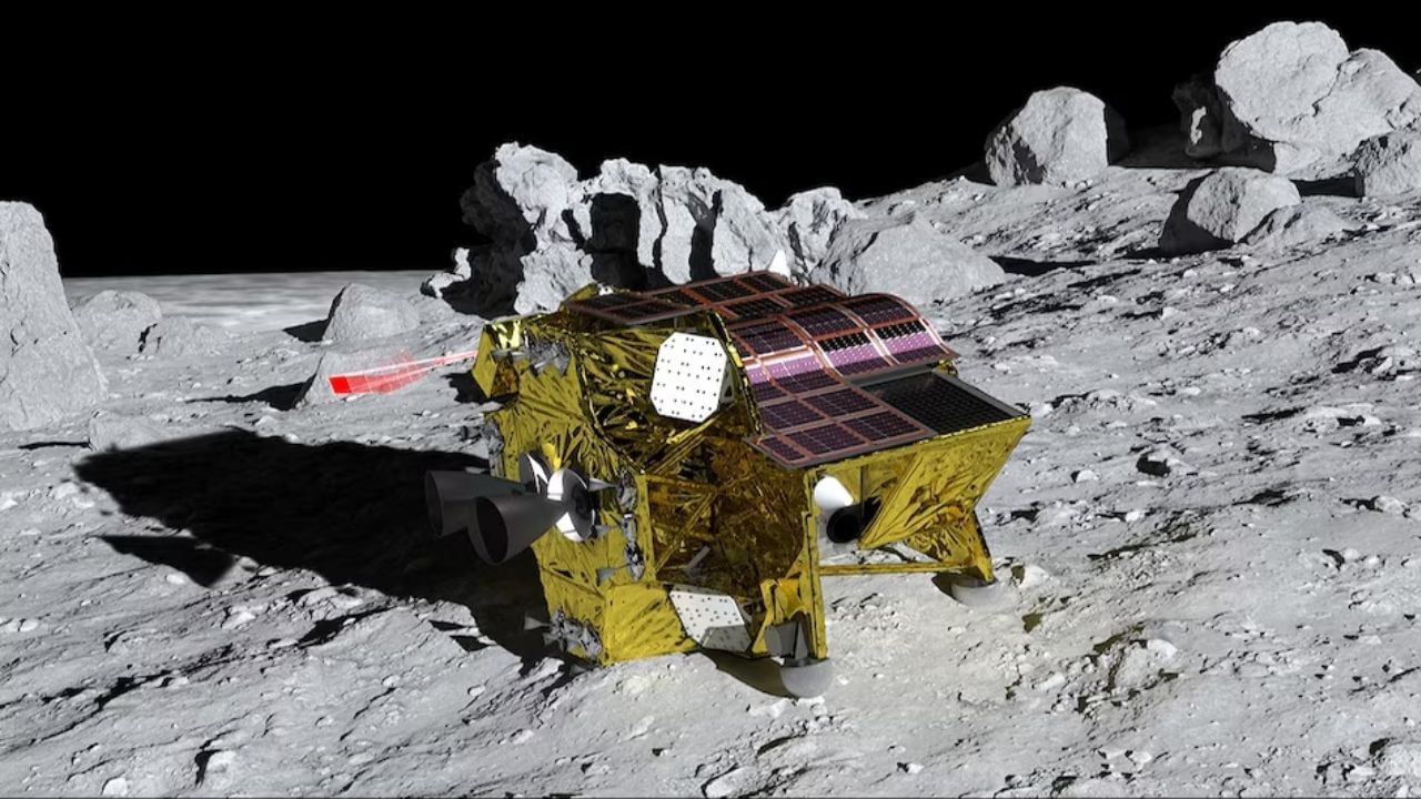 Japan jaxa mission slim lunar lander successfully land on surface of moon (2)