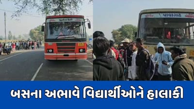 મહીસાગર : બસના અભાવે હાલાકી, ભાદરોડમાં વિદ્યાર્થીઓ અને ગ્રામજનોએ ST બસો રોકી નોંધાવ્યો વિરોધ