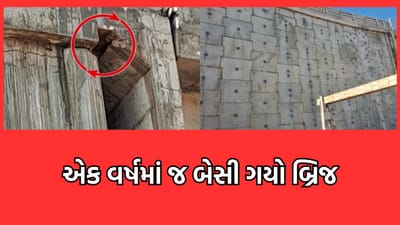 બનાસકાંઠા: બ્રિજ નિર્માણમાં પોલંપોલ, પાલનપુર ડીસા હાઈવે પર આવેલો બ્રિજ એક વર્ષમાં વચ્ચેથી બેસી ગયો- જુઓ વીડિયો બનાસકાંઠા: બ્રિજ નિર્માણમાં પોલંપોલ, પાલનપુર ડીસા હાઈવે પર આવેલો બ્રિજ એક વર્ષમાં વચ્ચેથી બેસી ગયો- જુઓ વીડિયો