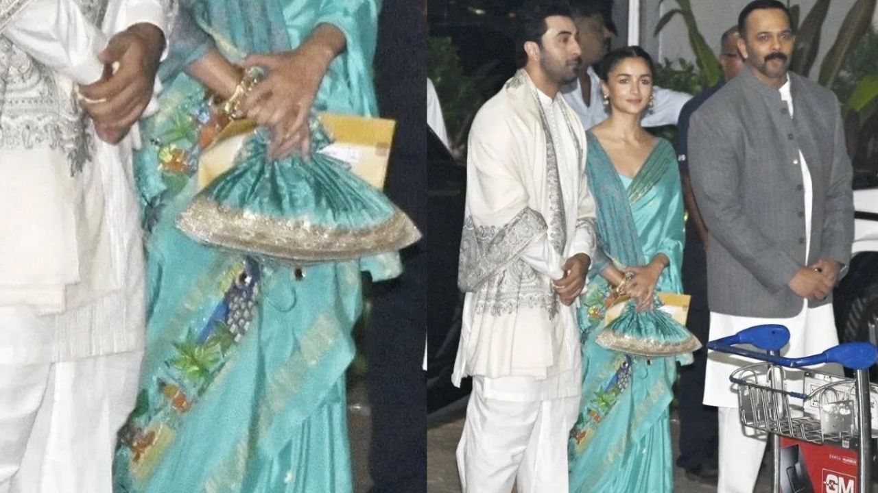 આ સાડી દેખાવમાં સાવ સાદી હતી, તેના પર કોઈ પ્રિન્ટ અથવા ડિઝાઇન નથી. પરંતુ તેની બોર્ડર પર રામાયણ સાથે જોડાયેલા કેટલાક ખાસ દ્રશ્યો જોવા મળે છે. આ સાથે તેણે બ્લુ કલરની પ્રિન્ટેડ શાલ પહેરી છે. આલિયાનો આ આઉટફિટ બધાને ખૂબ જ પસંદ આવી રહ્યો છે. આ ઉપરાંત તે આ ટ્રેડિશનલ લુકમાં પણ એકદમ સ્ટાઇલિશ લાગી રહી છે. 
