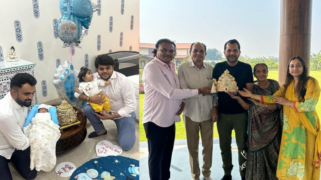 સુરતના ઉદ્યોગપતિ મુકેશ પટેલે શ્રી રામજન્મભૂમિ તીર્થ ટ્રસ્ટના ટ્રસ્ટીઓને ભગવાન રામલલ્લા માટે તૈયાર કરવામાં આવેલો સોના અને આભૂષણોથી મઢેલો મુગટ અર્પણ કર્યો હતો.