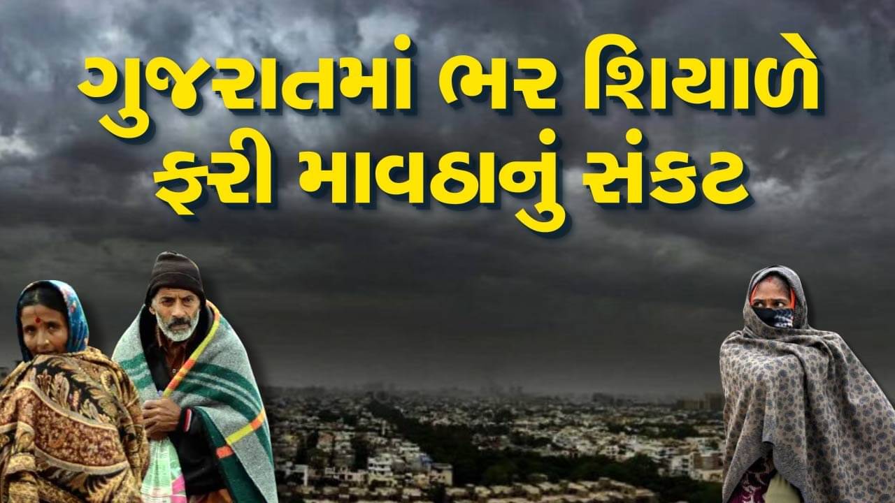 બ્રેકિંગ વીડિયો : રાજ્યમાં ભર શિયાળે ફરી માવઠાનું સંકટ ! સૌરાષ્ટ્ર, ઉત્તર અને દક્ષિણ ગુજરાતમાં હળવા વરસાદની આગાહી