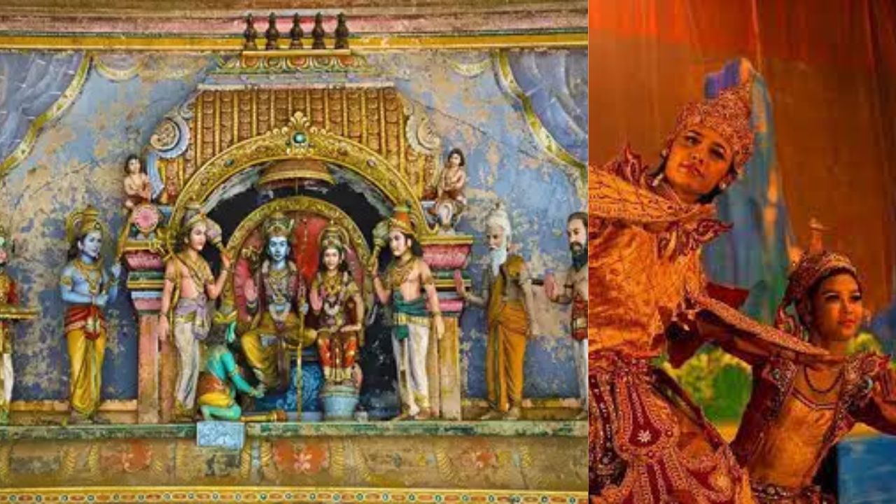 બર્મામાં રામાયણ- બર્મામાં, રામાયણને 'યમયાન' કહેવામાં આવે છે જે અનૌપચારિક રીતે બર્માના રાષ્ટ્રીય મહાકાવ્ય છે, તેને યમ (રામ) જાત્દાવ (જાતક) પણ કહેવામાં આવે છે. બર્મામાં રામને 'યમ' અને સીતાને 'મી થેડા' કહેવામાં આવે છે.