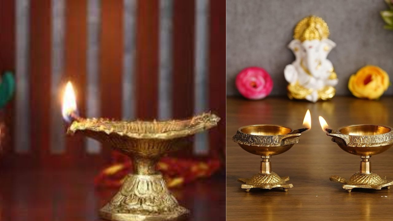 દીવો પ્રગટાવવાના નિયમો જાણો- પૂજા સમયે જે દીવો પ્રગટાવવામાં આવે છે તે દીવો સ્વચ્છ અને સુઘડ હોવો જોઈએ તેની સાથે એ પણ ધ્યાન રાખો કે પૂજામાં ઉપયોગમાં લેવાતો દીવો અખંડ હોવો જોઈએ, તે ક્યાંયથી પણ તૂટેલો ન હોવો જોઈએ. પૂજામાં તૂટેલા દીવાનો ઉપયોગ કરવાથી અશુભ અસર થાય છે. જ્યારે તમે પૂજાની શરૂઆતમાં દીવો કરો છો, ત્યારે ખાસ ધ્યાન રાખો કે દીવામાં ઘી કે તેલ યોગ્ય માત્રામાં હોય, જેથી પૂજાના અંત પહેલા દીવો ઓલવાઈ ન જાય. પૂજાની વચ્ચે દીવો ઓલવવો એ અશુભ માનવામાં આવે છે.