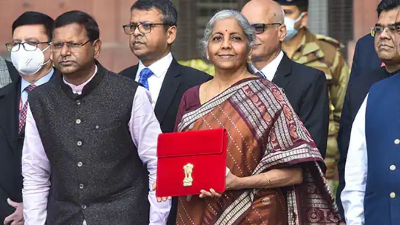 Finance Minister Nirmala Sitharaman budget 2022 saree