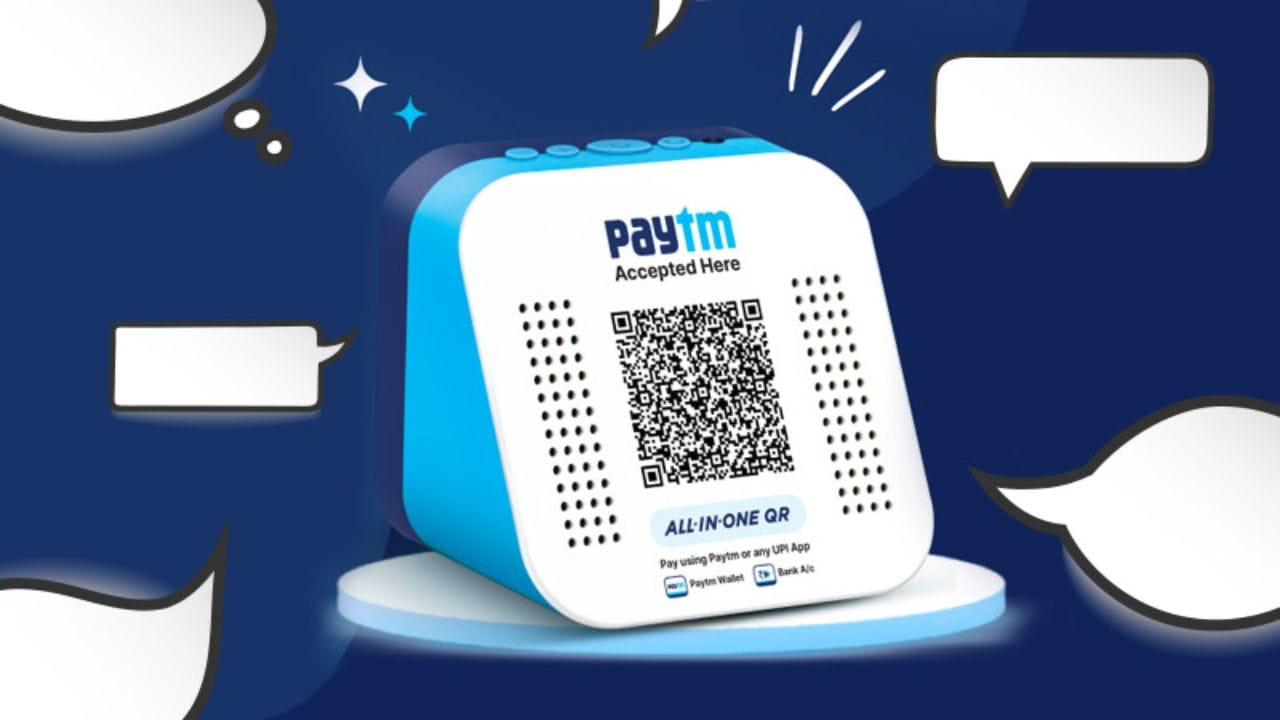 તેનો મતલબ એ છે કે જો તમે  Paytm QR દ્વારા કોઈ પણ જગ્યાએ નાણાની ચૂકવણી કરો છો તો તે કરી શકો છો. જો તમે વેપારી છો તો પણ તમે કોઈપણ ગ્રાહક પાસેથી પેમેન્ટ સ્વીકારી શકો છો. Paytm સાઉન્ડ બોક્સની સંખ્યા જુલાઈ 2023 ના ડેટા અનુસાર 82 લાખ છે.
