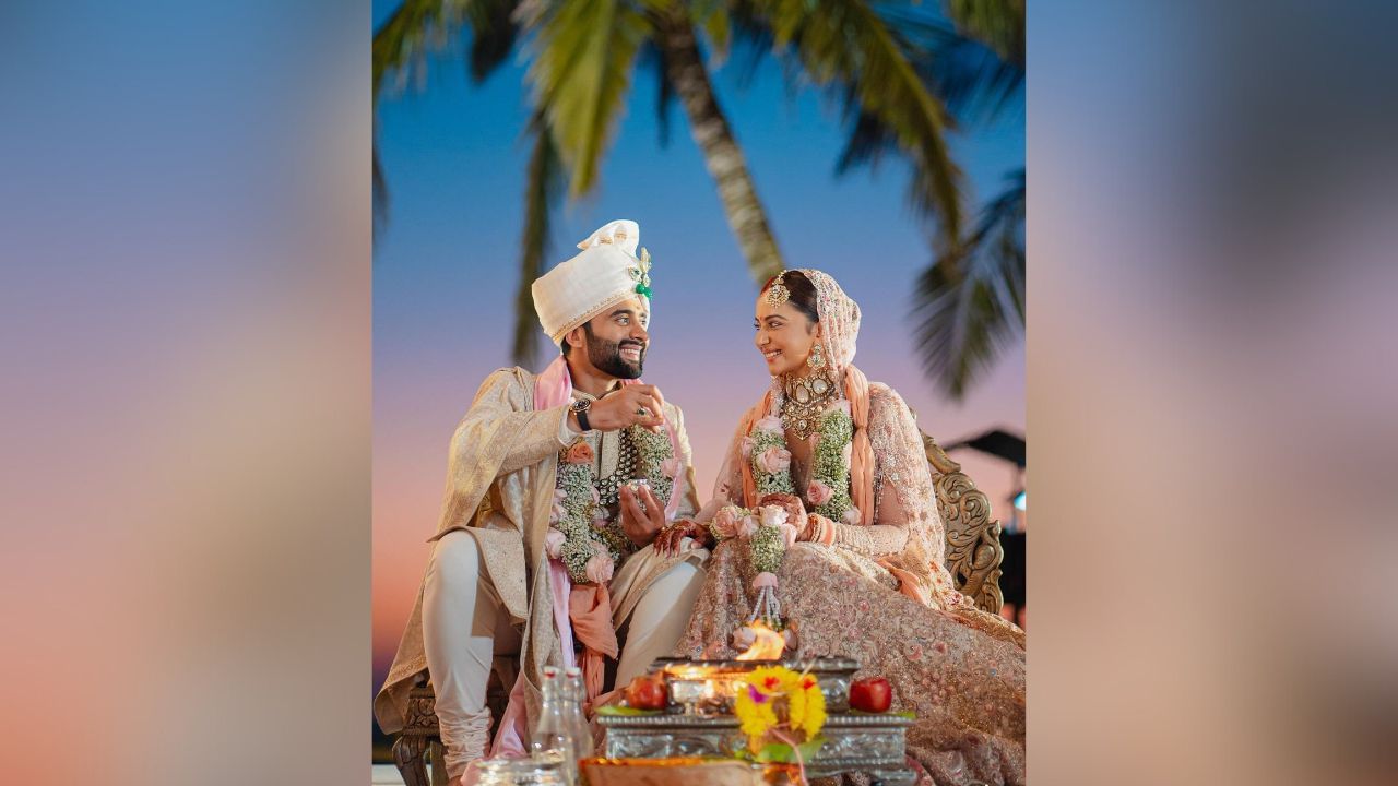 Rakul Preet Singh and actor Jackie Bhagnani got married on 21 February 2024 i.e. today in Goa in the presence of many close people.  (Image: Instagram)
