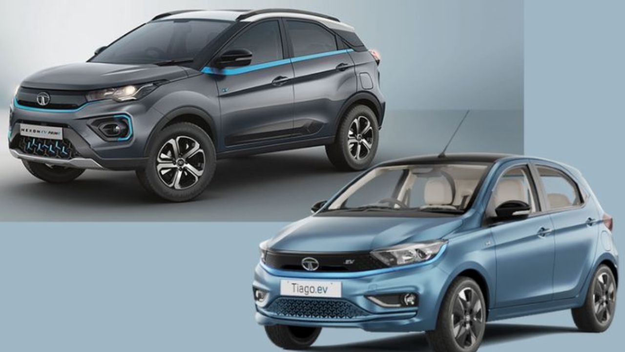 ટાટા મોટર્સે Tata Nexon EV અને Tata Tiago EVની કિંમતોમાં 1.20 લાખ રૂપિયા સુધીનો ધરખમ ઘટાડો કર્યો છે. આનો અર્થ એ છે કે હવે તમારા માટે ટાટાની આ બંને ઇલેક્ટ્રિક કાર સસ્તા ભાવે ખરીદવાની એક સારી તક છે.