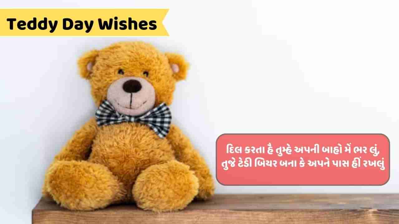 Teddy Day Wishes : ટેડી બિયરની સાથે તમારા પાર્ટનરને મોકલો આ સંદેશ, ખુશીથી જુમી ઉઠશે