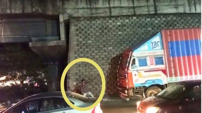 ભરૂચ : અંકલેશ્વર નજીક અકસ્માત બાદ ટ્રક ચાલક પર પથ્થરથી હુમલો, જુઓ વીડિયો