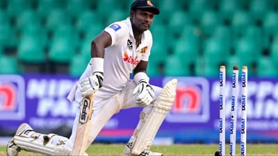 એન્જલો મૈથ્યૂઝના નસીબ ખરાબ ! ફરી એકવાર વિચિત્ર રીતે આઉટ થયો