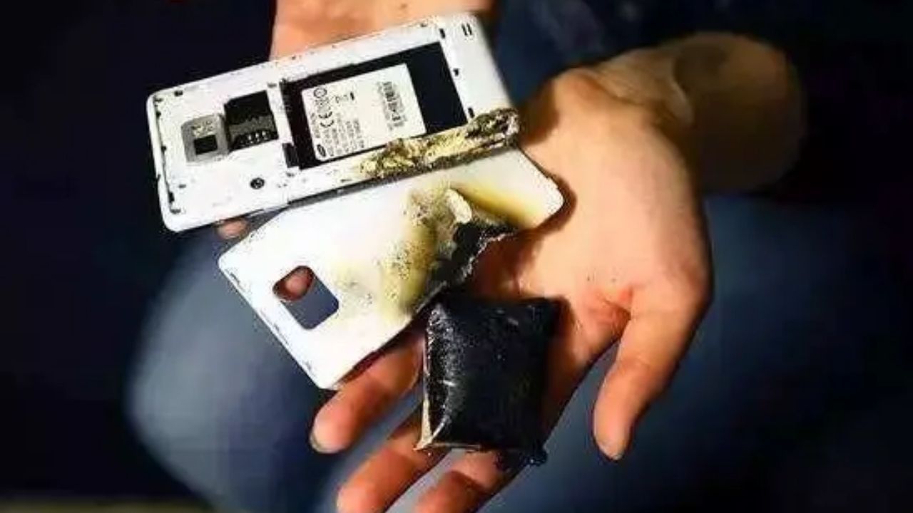 If you charge the phone using someone else's charger, there is a possibility of damaging the phone's battery.  Because, it is possible that your phone's battery supports a 10 watt charger and you are charging it with a higher watt charger.  In such a situation the battery gets stressed.  In this case the phone may explode or its battery may deteriorate.