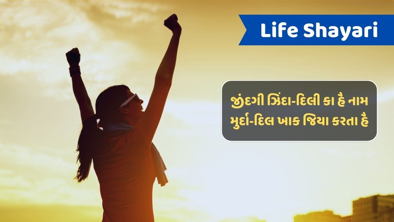 Life Shayari : ક્યૂં ડરેં જીંદગી મેં ક્યાં હોગા કુછ ના હોગા તો તજુરબા હોગા..વાંચો જબરદસ્ત શાયરી