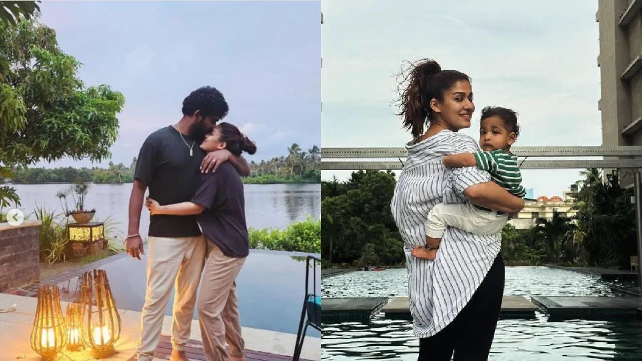 These pictures shared by Nayantara are very special.  Her children and husband are seen in this photo.  He has definitely sent a big message by sharing these photos.
