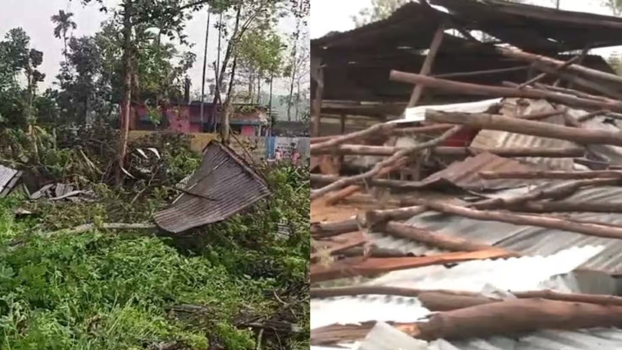 100થી વધુ ઘાયલ, 4ના મોત...અનેક ઘરોને નુકશાન, બંગાળમાં વાવાઝોડાએ મચાવી તબાહી
