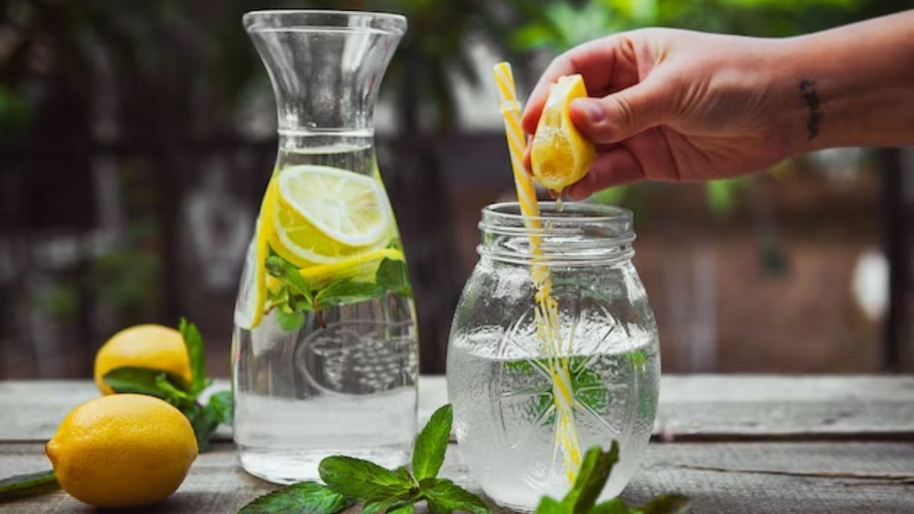 Detox water is prepared by adding lemon juice to a glass of water every morning.  So the body gets vitamin C.  Due to which the production of collagen in the skin increases.