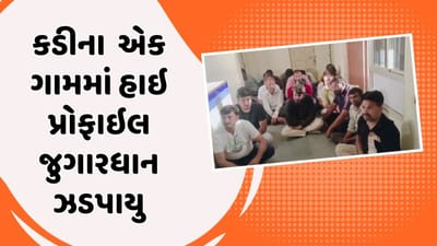 Mehsana: વેકરા ગામમાંથી હાઈ પ્રોફાઇલ જુગારધામ ઝડપાયુ, બે વિદેશી મહિલા સહિત 25 જુગારી સકંજામાં, જુઓ Video