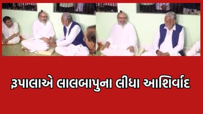 ક્ષત્રિયોના આસ્થાના કેન્દ્ર ગણાતા ગધેથડ ગાયત્રી આશ્રમ જઈ રૂપાલાએ લાલબાપુના લીધા આશિર્વાદ, શું કહ્યુ લાલબાપુએ- જુઓ વીડિયો