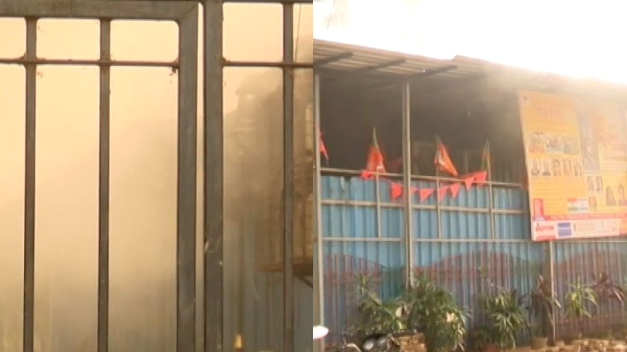 Fire Breaks Out Mumbai BJP Office churchgate (5)