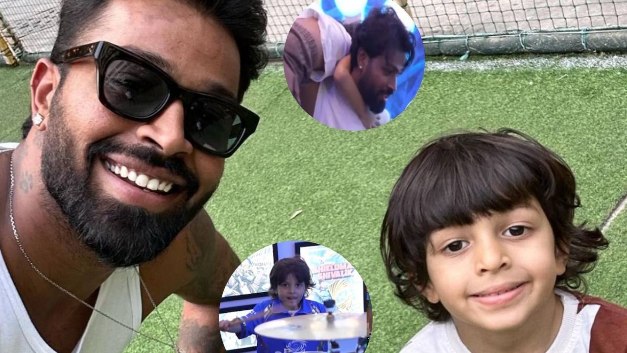 IPL 2024: હાર્દિક પંડ્યાએ તેના પુત્ર સાથે સંગીતમાં અજમાવ્યો હાથ, જુનિયર પંડ્યાએ તેના પિતા સાથે કરી મસ્તી, જુઓ Video