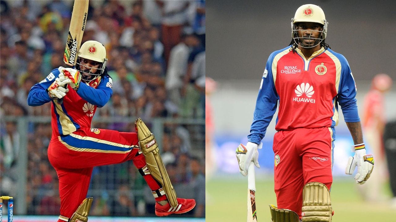 પાંચમાં નંબરે 'યુનિવર્સલ બોસ' ક્રિસ ગેલનો 119 મીટરનો સિક્સર છે. ગેલે આ સિક્સર પૂણે વોરિયર્સ સામે વર્ષ 2013માં ફટકાર્યો હતો. 